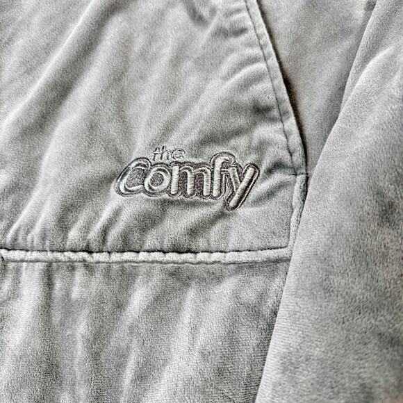 The COMFY Wearable Blanket Snuggie GRAY Hoodie Unisex One Size SUPER WARM! - Picture 3 of 7